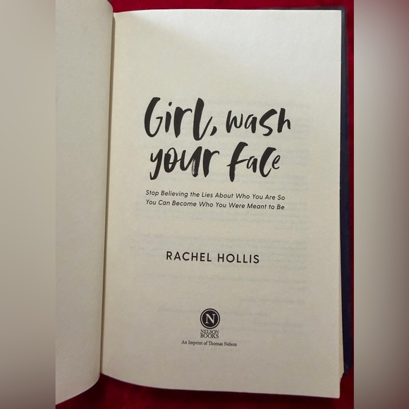 HARDBACK GIRL WASH YOUR FACE GREAT CONDITION NO TEARS RIPS OR WRITING SELF CARE - Picture 6 of 11